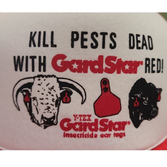 GardStar Red Cow Tags Snapback Mesh Retro As‎ Snapback Trucker Hat Cap - Picture 7 of 7